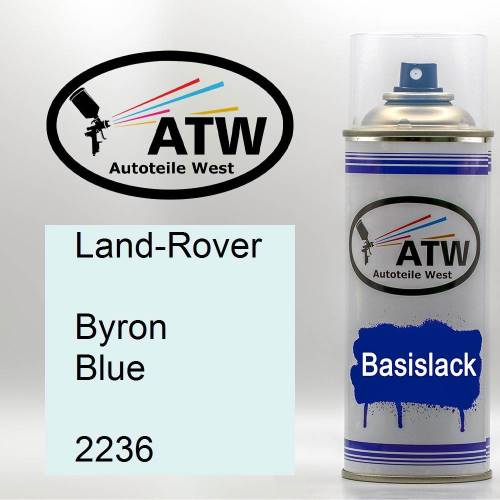 Land-Rover, Byron Blue, 2236: 400ml Sprühdose, von ATW Autoteile West.
